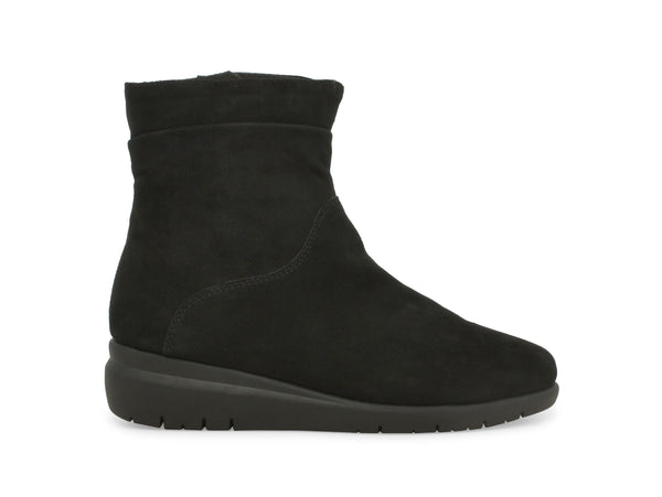 Melluso Stivaletti Donna Invernali Pianta Larga Camoscio Nero K55237W-238378